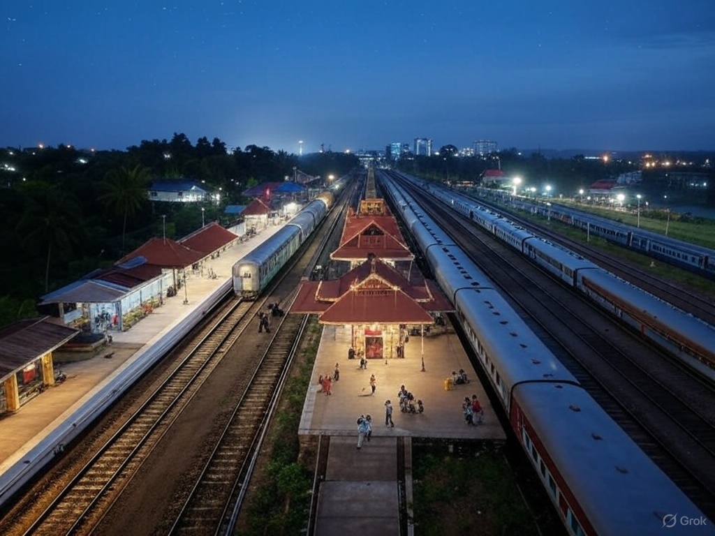 Palakkad Junction station announcements—catch the action!