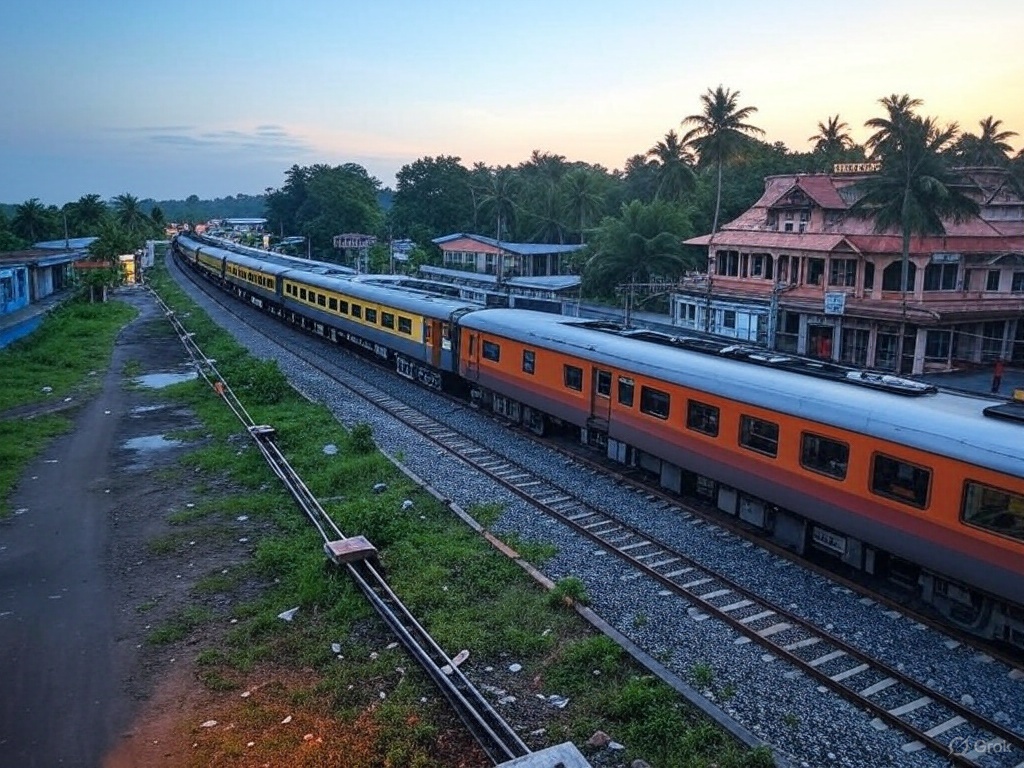 12618 Hazrat Nizamuddin – Ernakulam Mangala Lakshadweep SF Express Arrives at Shoranur Junction with an 11-Hour Delay!