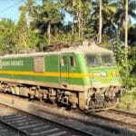 WAG-9HC with Green BTPN Oil Tanker Wagons | Indian Railways oil tanker train