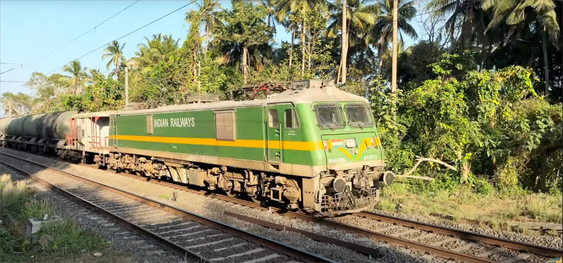 WAG-9HC with Green BTPN Oil Tanker Wagons | Indian Railways oil tanker train