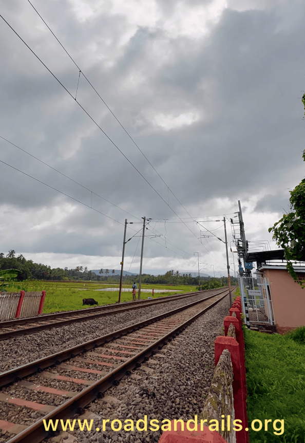 Quiet Rails at Mankara Railway Gate | Indian Railways Palakkad Division #Shorts