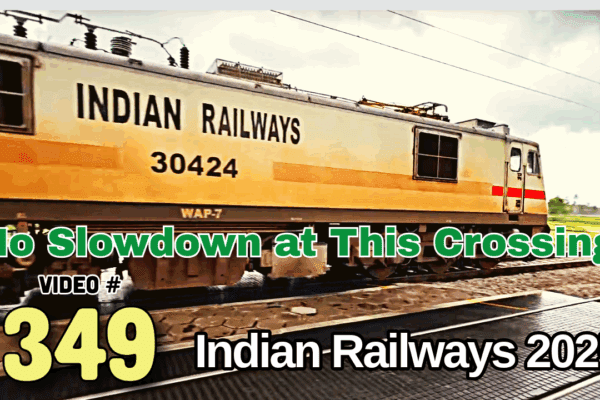 Tambaram–Mangalore Express at Full Speed! 🚆🔥 Blazing Past Rural Level Crossing | Indian Power