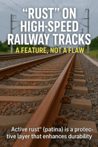 The “Rust” on High-Speed Railway Tracks — A Feature, Not a Flaw