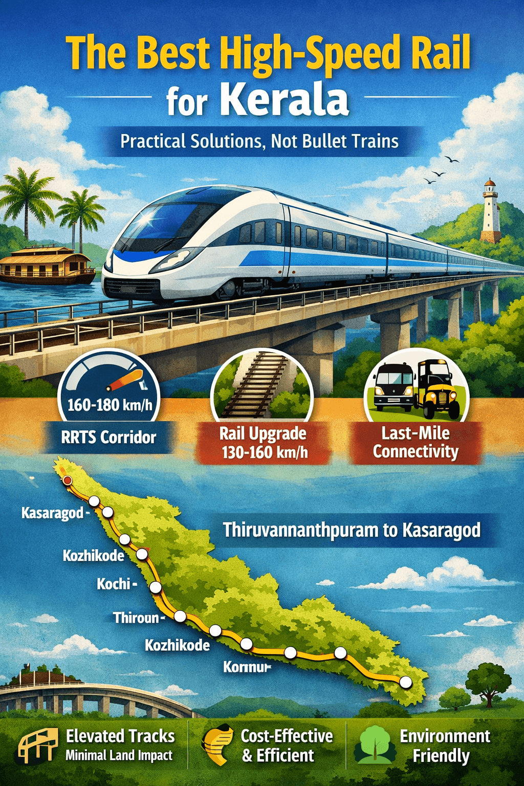 Kerala Semi High Speed Rail SilverLine K-Rail status 2025 2026